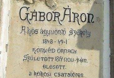 Gábor Áron sírja