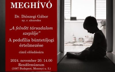 Meghívó a Rendőrmúzeumi előadásra